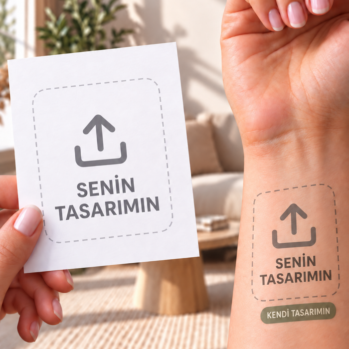 Kişiye Özel Fotoğraflı Geçici Dövme | Stash Market