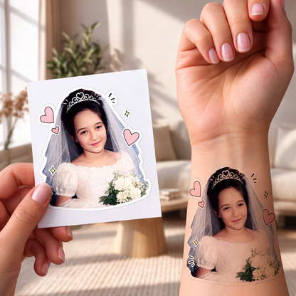 Düğün - Bekarlığa Veda Konseptli Dövme | STASH-253 | Fotoğraflı Geçici Dövme