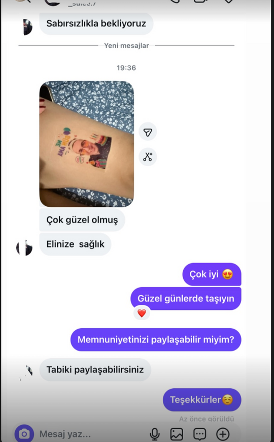 Memnun müşteri görseli