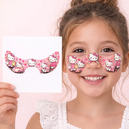 Hello Kitty Temalı Geçici Yüz Çıkartması | Stash Market